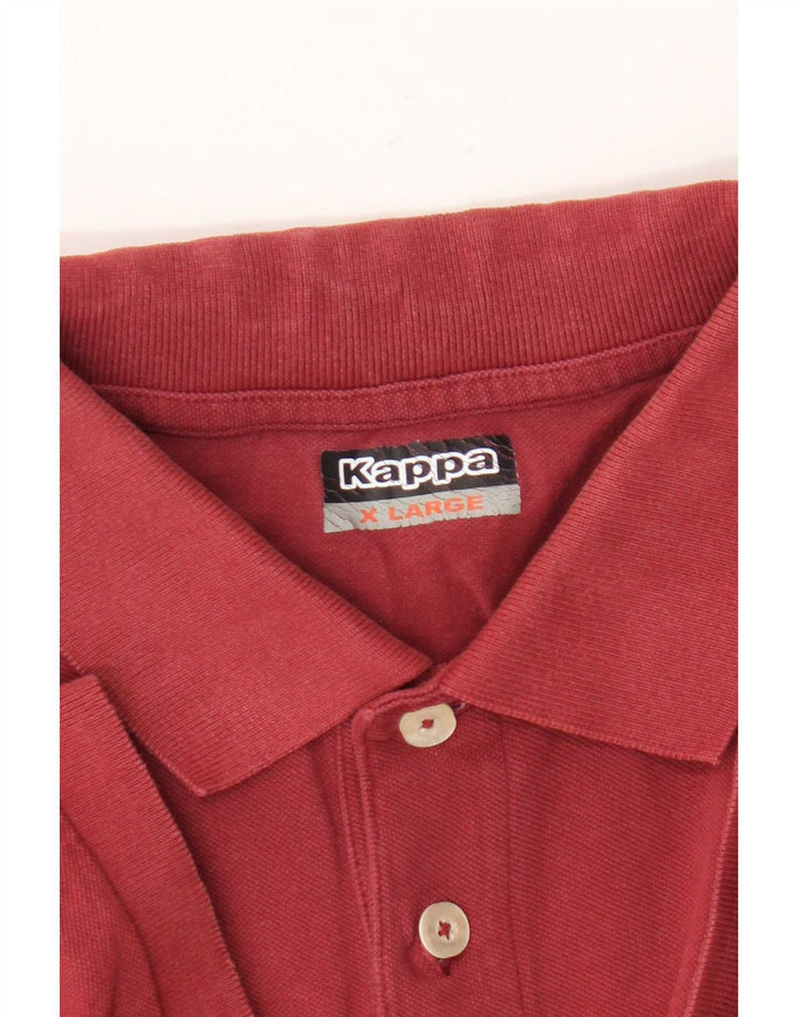 Kappa Polo Hombre XL Rojo