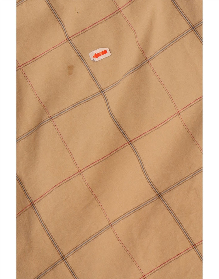 Pantalones cortos chinos Converse para hombre medianos W32 algodón a cuadros beige
