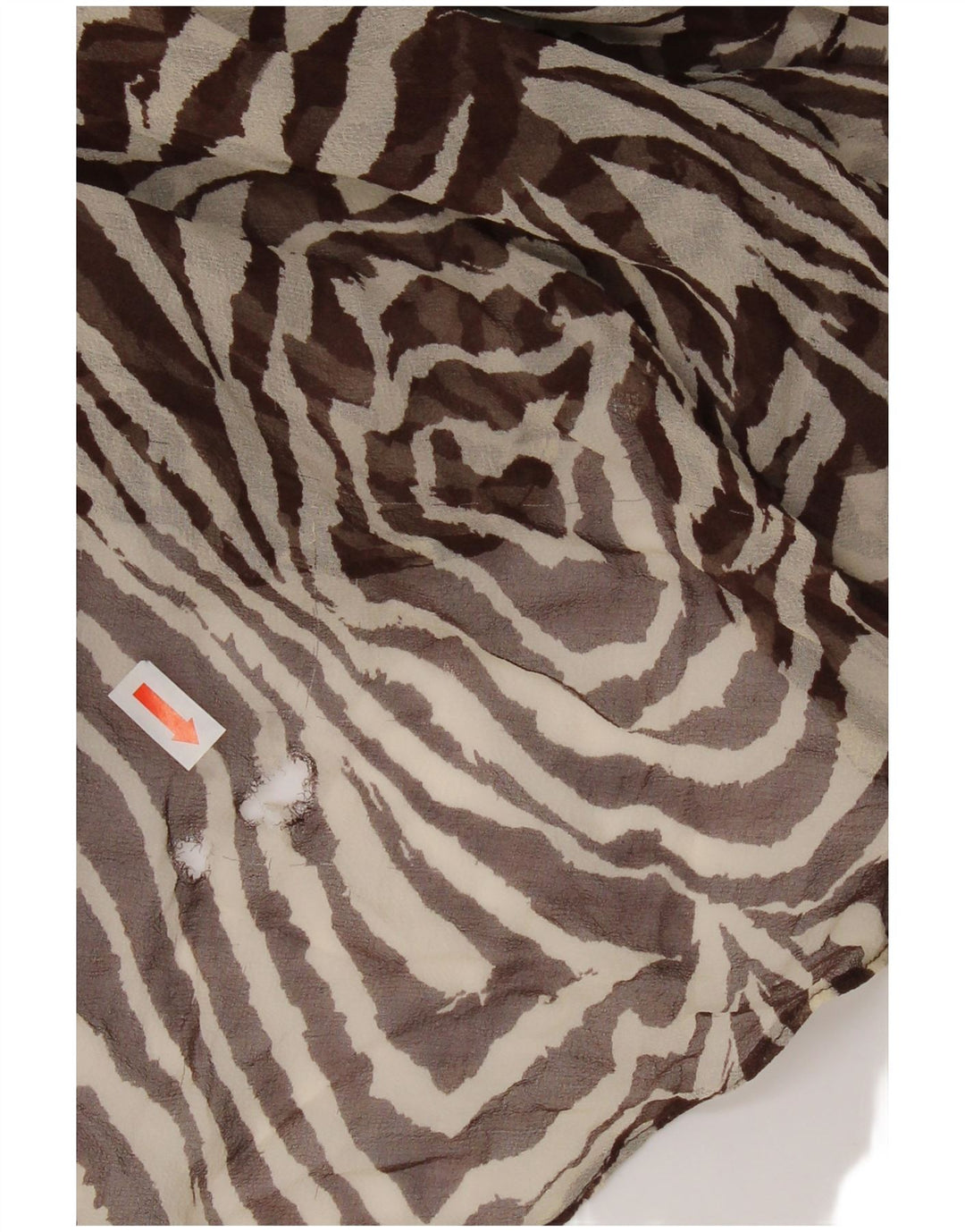 Falda Naf Naf Mujer Asimétrica XL W36 Marrón Animal Print Poliéster