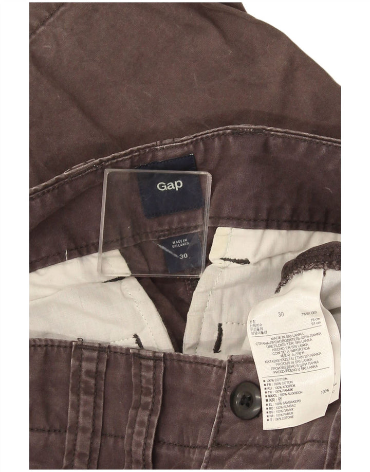 Pantalón cargo capri para hombre Gap W30 L22 Algodón gris