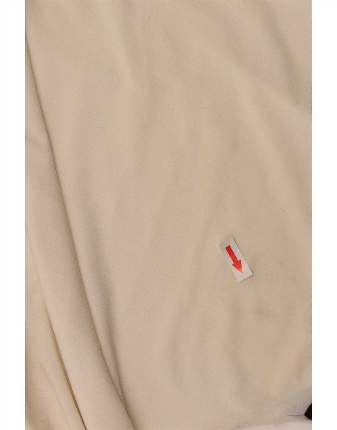 Zara Camiseta Mujer Top UK 40 Medio Off White Poliéster