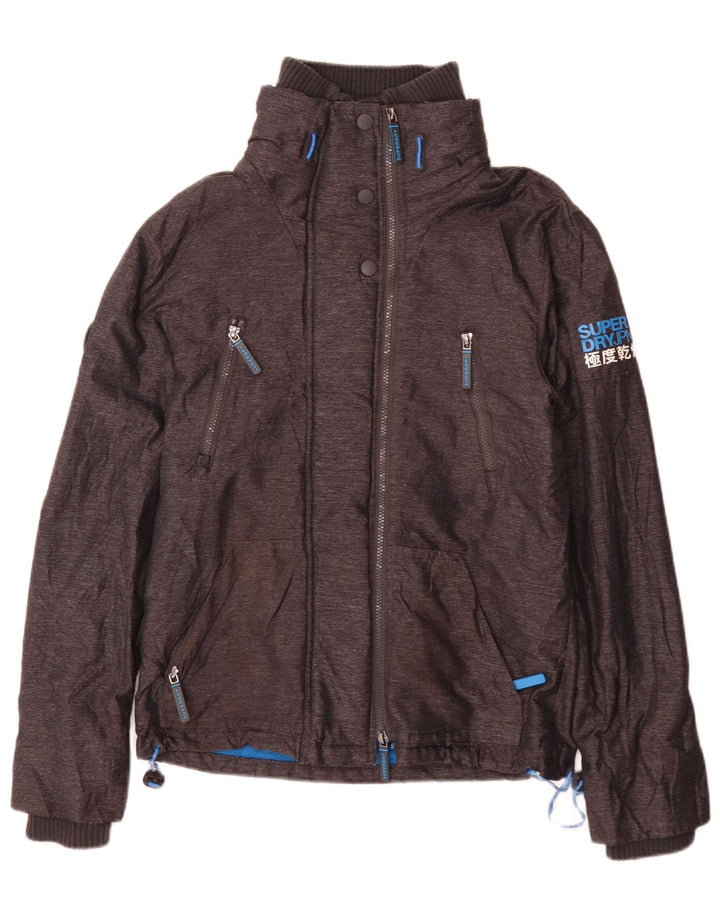 Superdry Chaqueta cortavientos Windattacker para hombre, talla 36, nailon gris pequeño