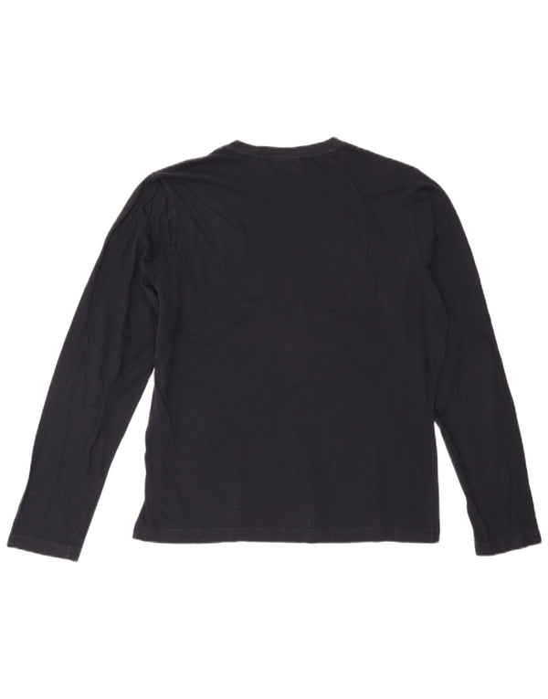 Napapijri Hombre Top Manga Larga Grande Azul Marino