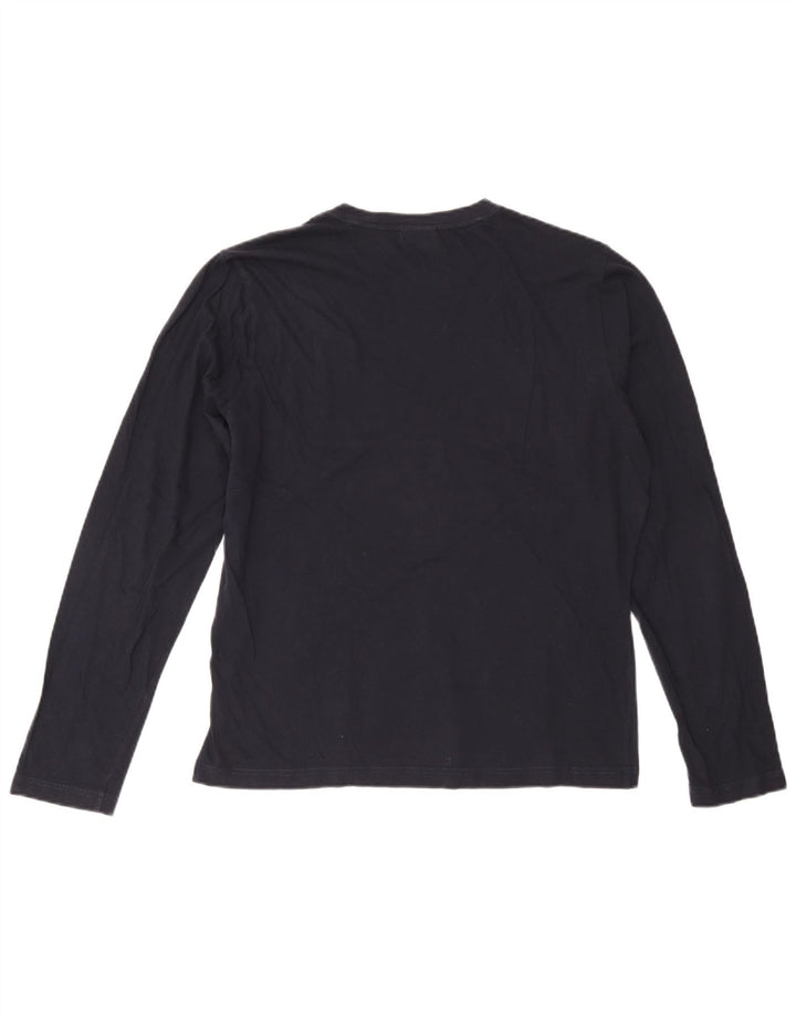 Napapijri Hombre Top Manga Larga Grande Azul Marino