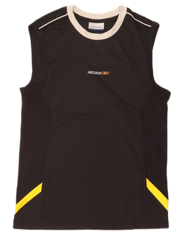 Reebok Hombre Graphic Vest Top XS Negro Colorblock Poliéster