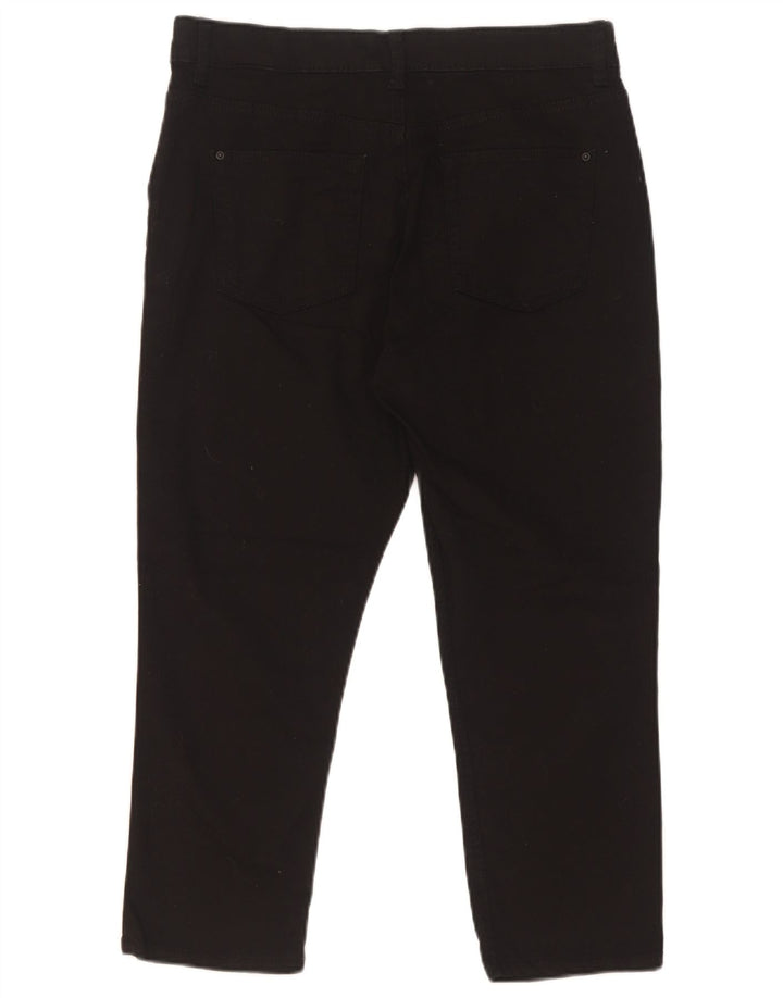 Marks & Spencer Pantalones Cortos para Mujer UK 12 Medium W30 L22 Negro