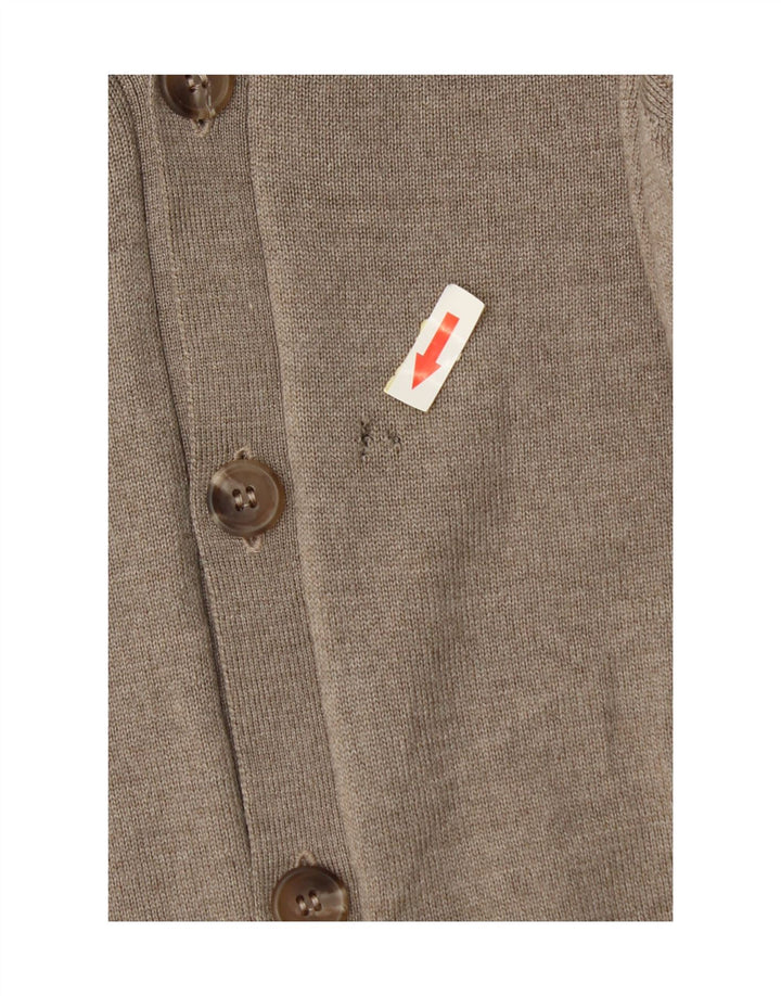 Marks & Spencer - Cárdigan sin mangas para hombre, talla grande, lana beige