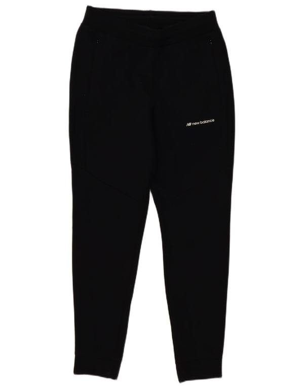 New Balance Pantalones de chándal para mujer Joggers UK 10 Small Black Cotton