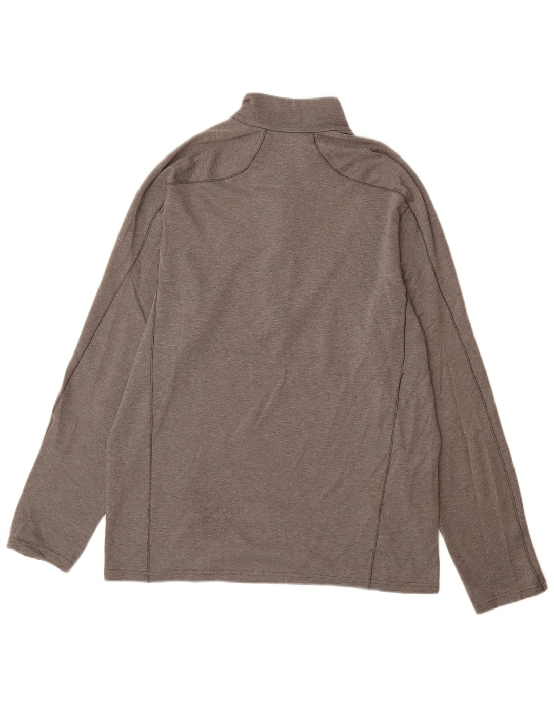 PATAGONIA Top de chándal con cuello y cremallera para hombre Poliéster gris grande