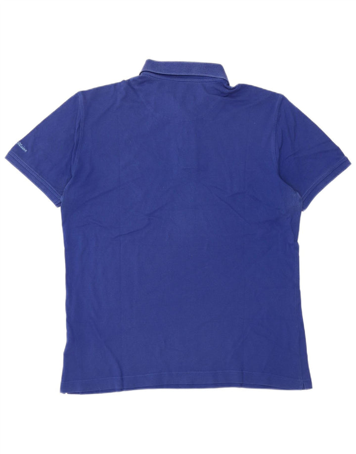 Harmont & Blaine Polo de ajuste regular para hombre, talla grande, azul