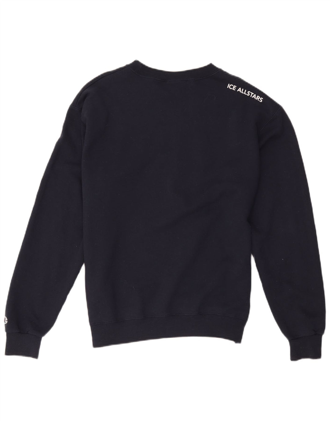 Champion Sudadera Con Estampado Gráfico Jumper Medium Azul Marino Algodón