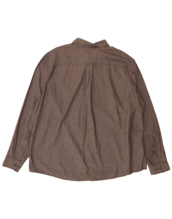 Eddie Bauer Camisa de ajuste clásico para hombre 2XL Algodón gris