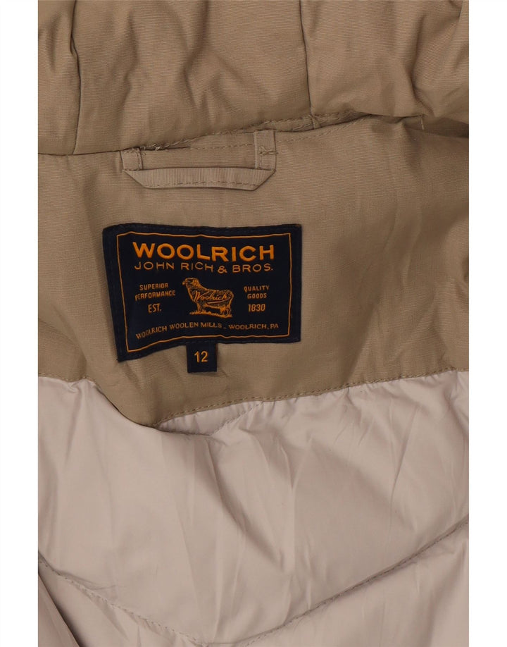 Woolrich Chaqueta utilitaria con capucha para niña 11-12 años Beige