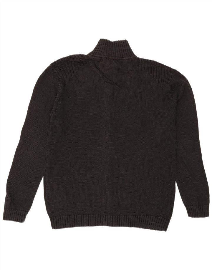 Gant Suéter tipo cárdigan para hombre XL Lino negro