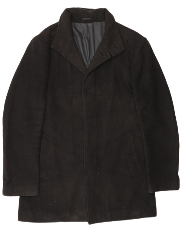 Marks & Spencer Abrigo estándar para hombre UK 36 Pequeño Poliéster negro