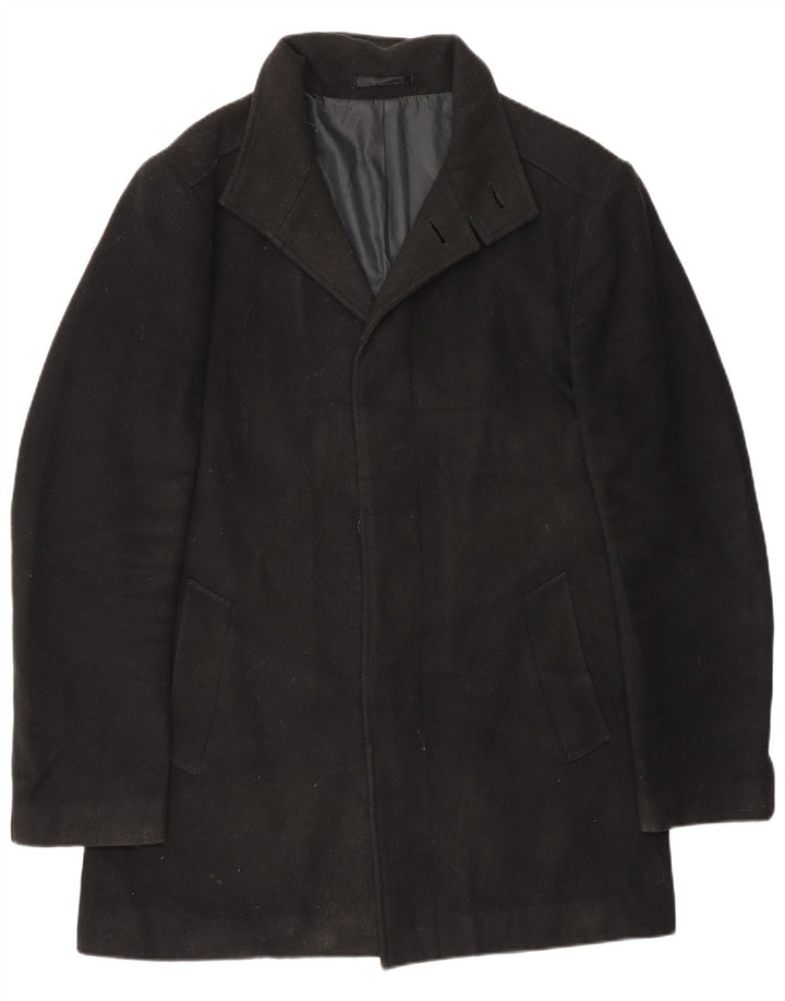 Marks & Spencer Abrigo estándar para hombre UK 36 Pequeño Poliéster negro