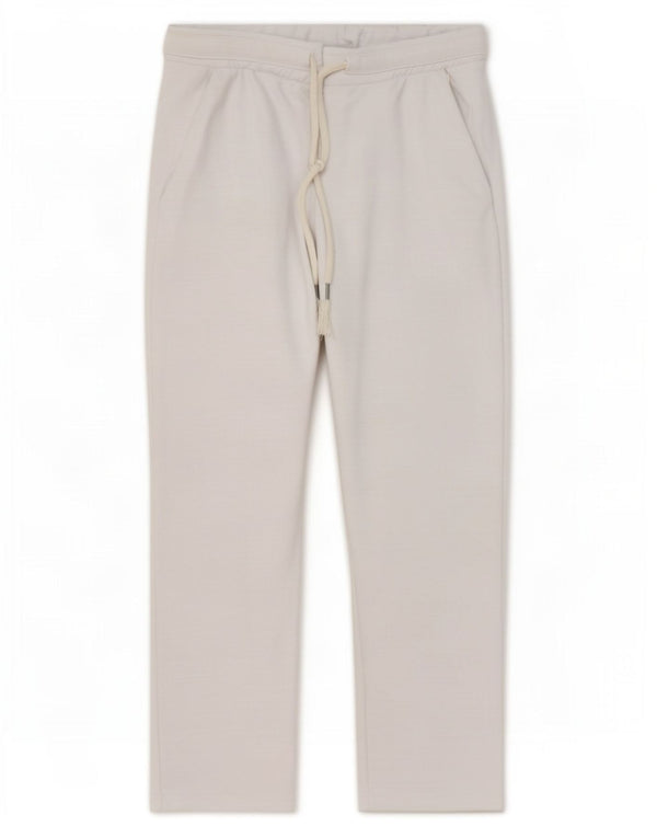 Zara Mujer Pantalón Chándal UK 10 Small Blanco
