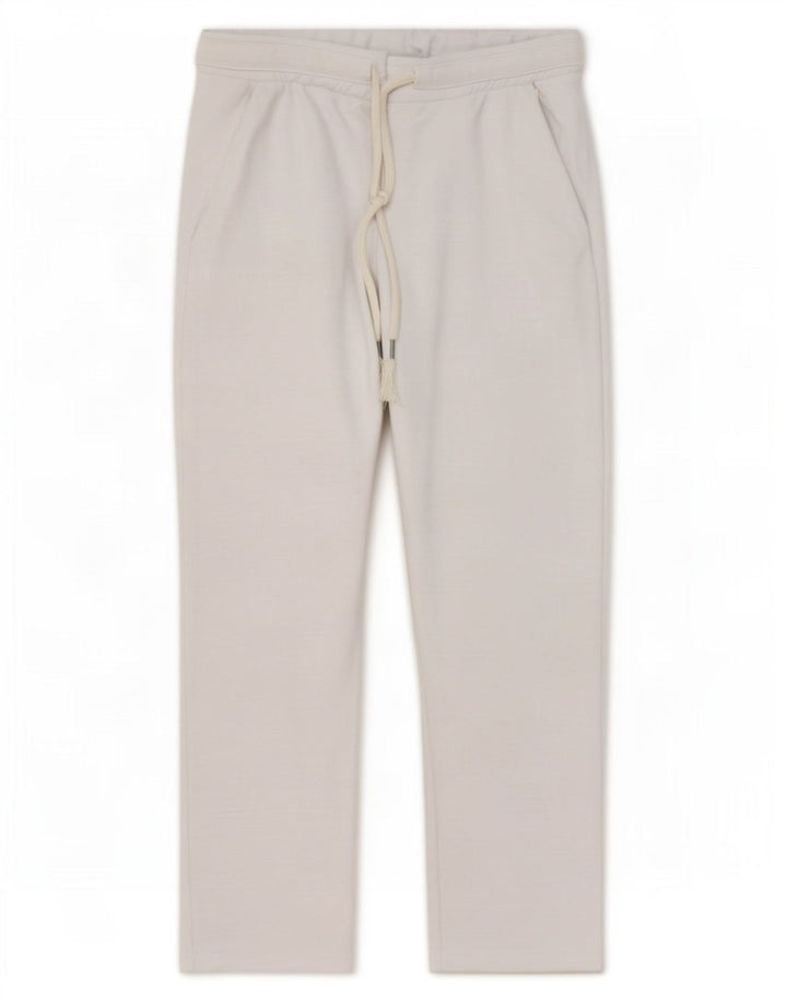 Zara Mujer Pantalón Chándal UK 10 Small Blanco