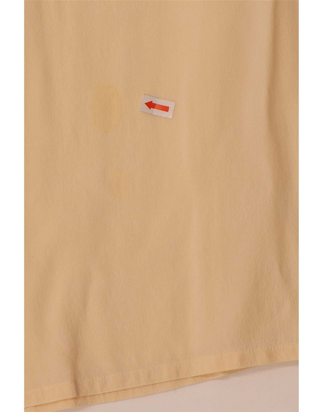 Vintage mujer camisa blusa Reino Unido 16 grande beige