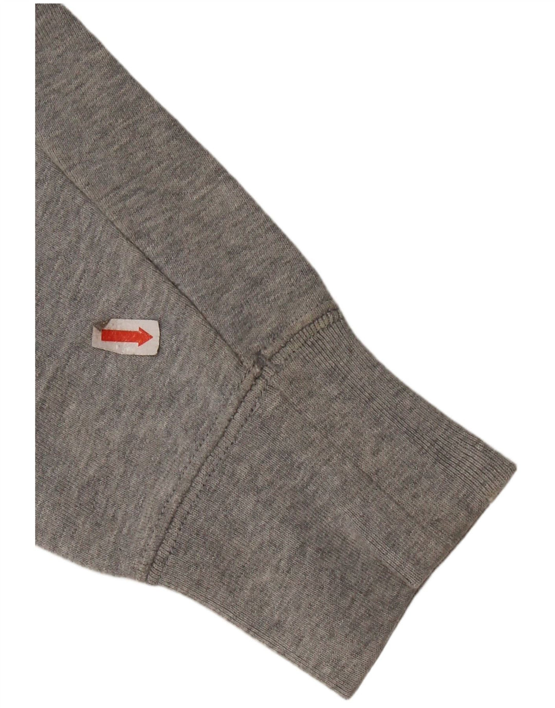 REEBOK Sudadera extragrande para mujer, talla 10, algodón gris pequeño