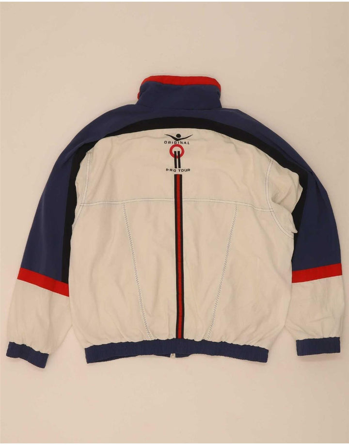 Lotto Chándal Completo Con Gráfico Para Hombre Poliéster Color Block Blanco Grande
