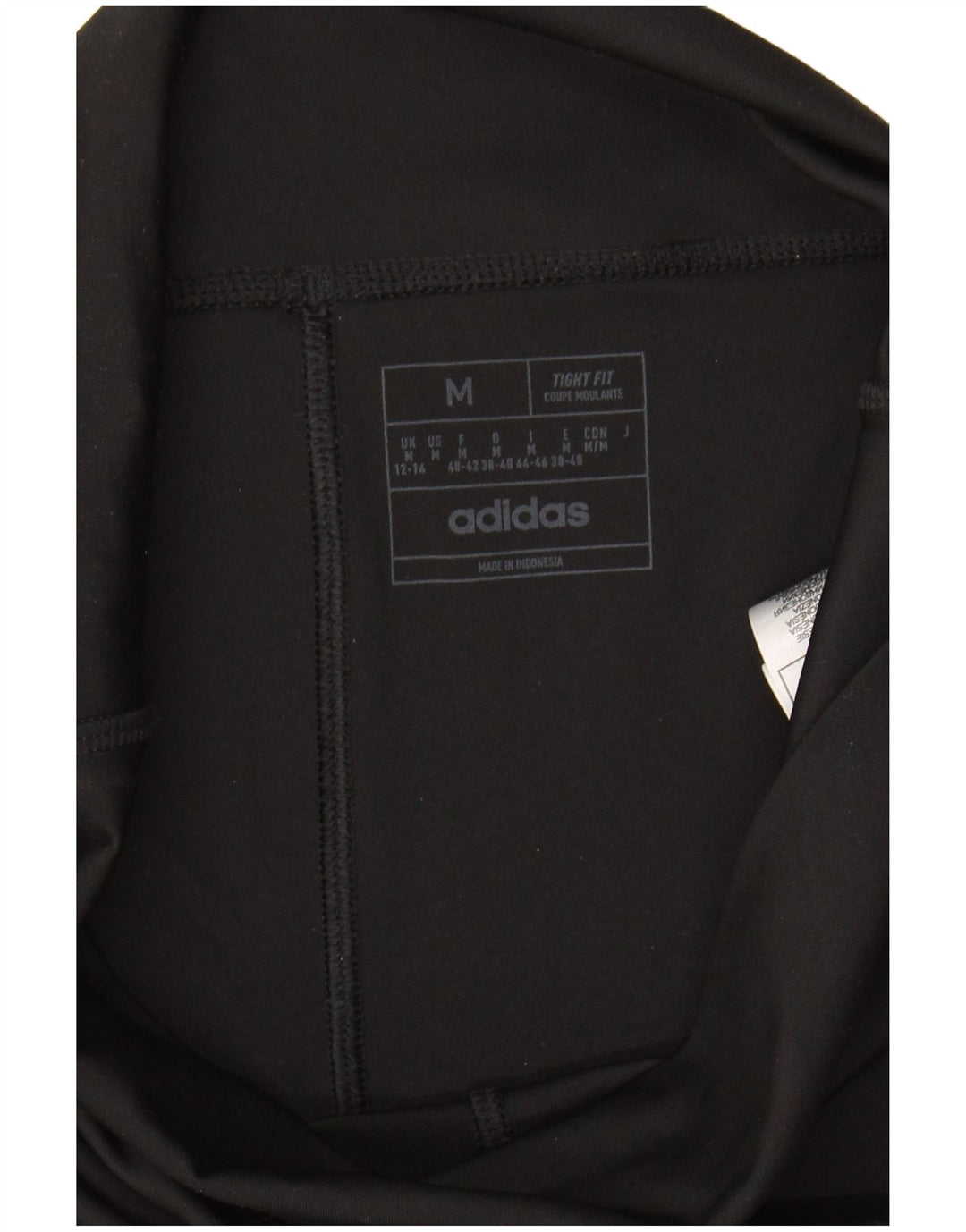 ADIDAS Womens Aeroready Leggings UK 12/14 Medium  Black Polyester