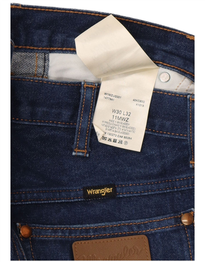 Vaqueros ajustados para hombre Wrangler W30 L32 Algodón azul