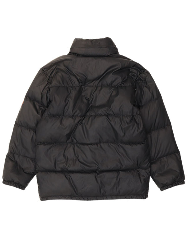 Belfe & Belfe Chaqueta acolchada de corte regular para hombre IT 46 Small Black Nylon