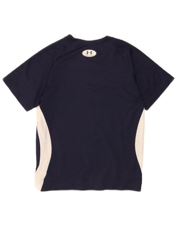 Under Armour Camiseta Heat Gear para niños 11-12 años Grande Azul Marino