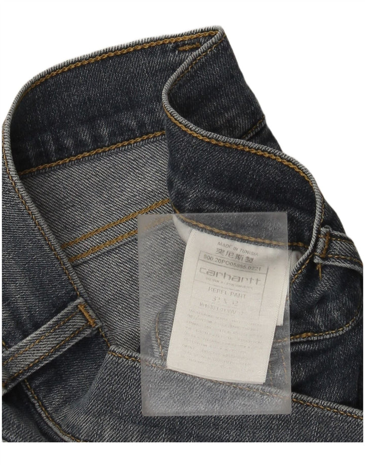 CARHARTT Vaqueros ajustados para hombre W32 L27 Algodón azul