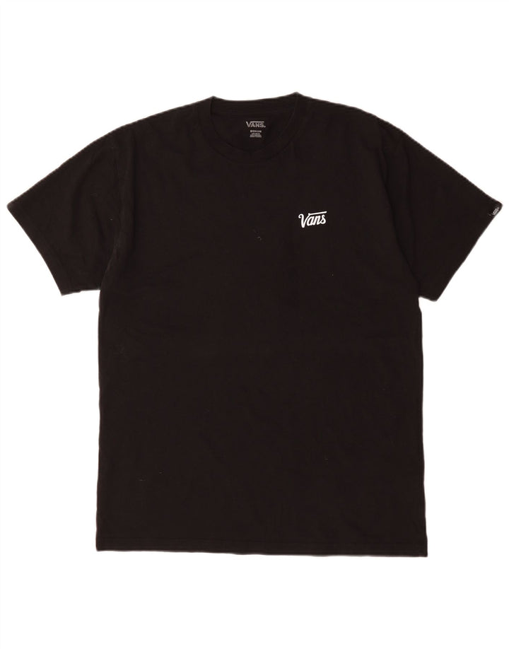 Camiseta Vans Hombre Top Medium Negro Algodón