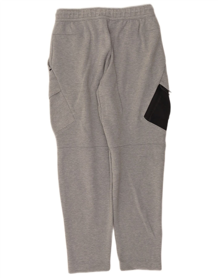 Nike - Pantalones de chándal tipo cargo para hombre, algodón color block, color gris pequeño