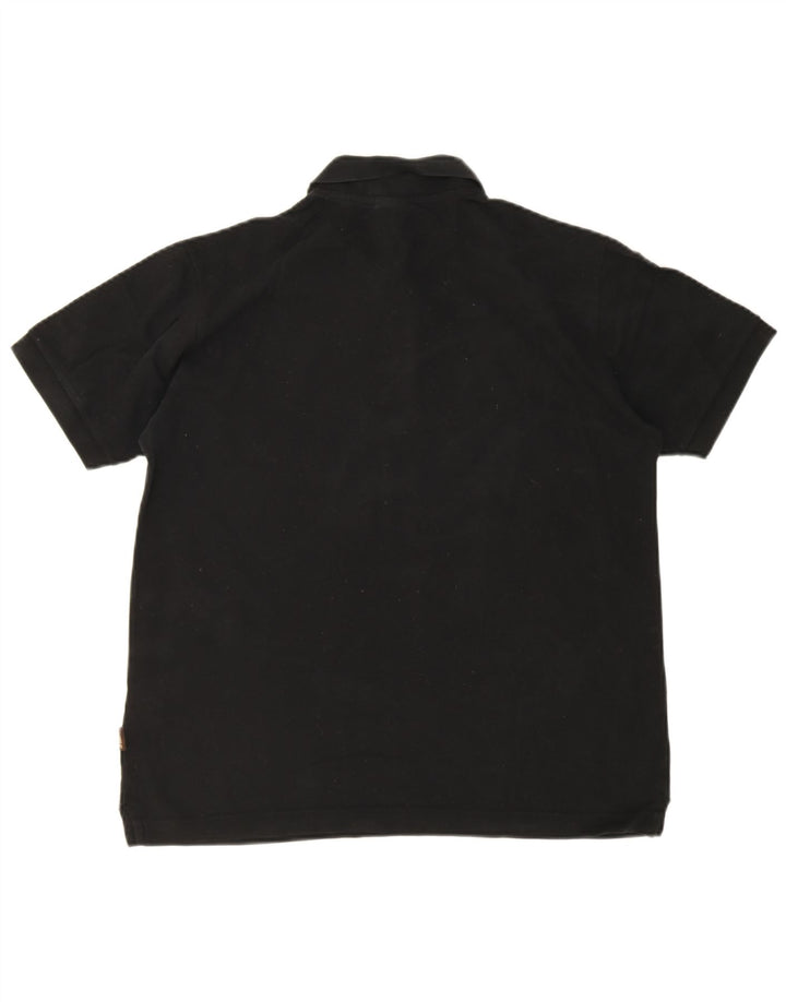 Rifle Polo Hombre Negro Mediano