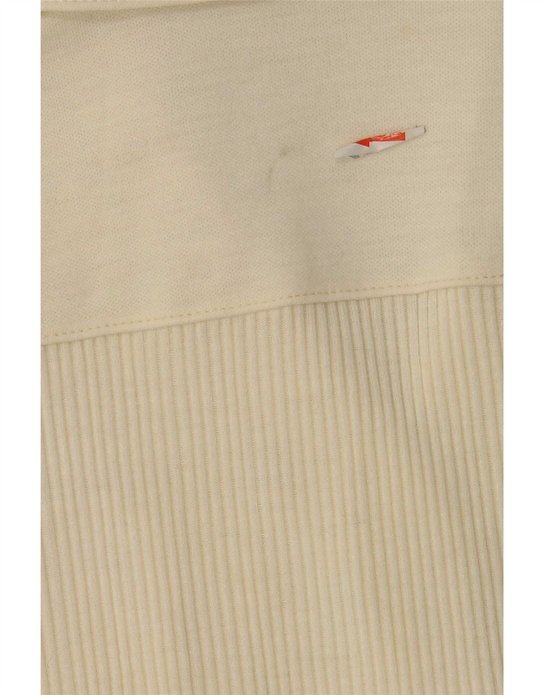 Karner Suéter tipo cárdigan de manga corta para mujer IT 40 Small Off White