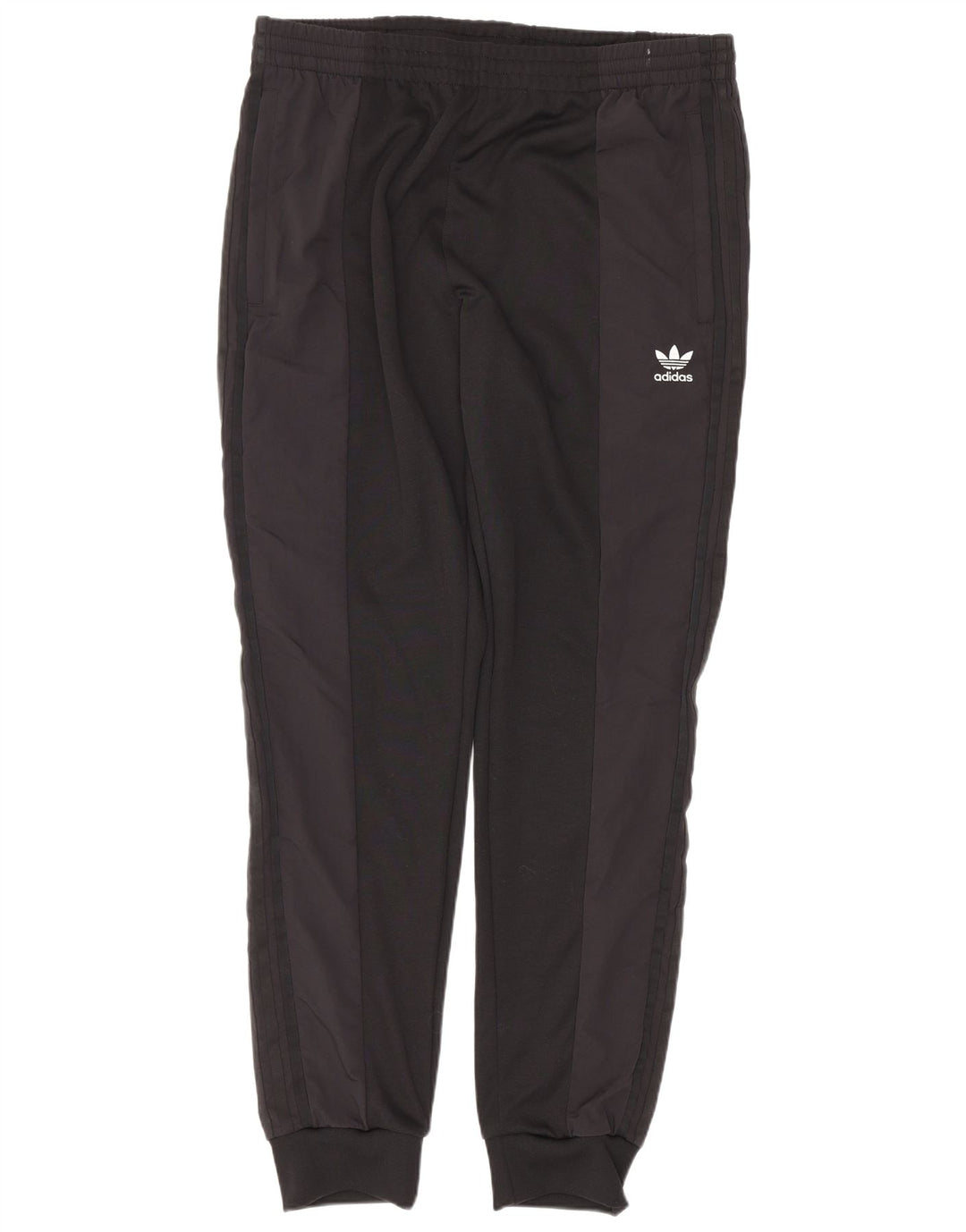 Adidas Hombre Pantalones De Chándal Joggers Large Negro Colorblock Poliéster