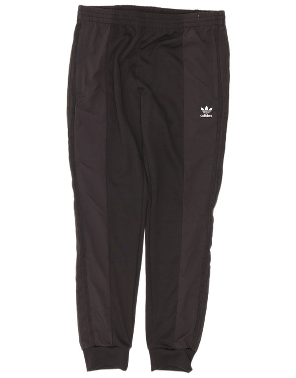 Adidas Hombre Pantalones De Chándal Joggers Large Negro Colorblock Poliéster