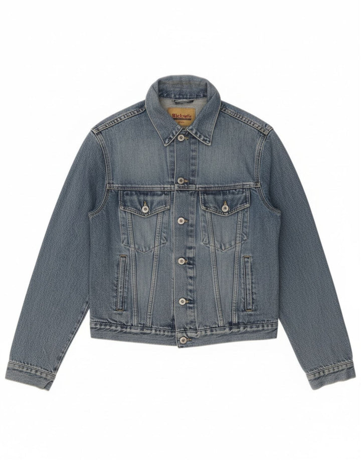 Pickwick Chaqueta vaquera para hombre UK 38 Algodón azul medio