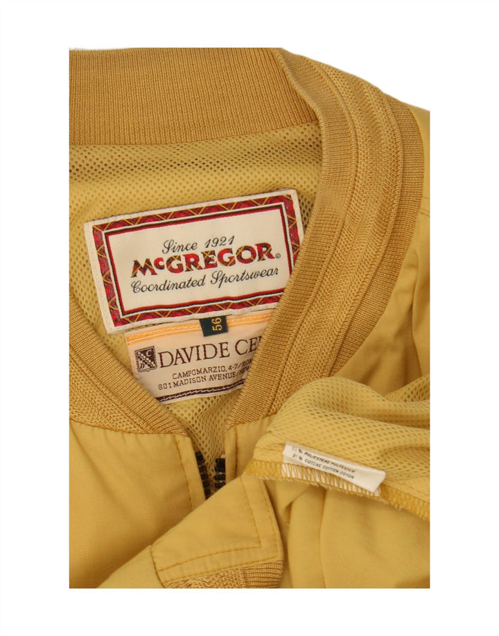 McGregor Chaqueta Bomber para Hombre IT 56 3XL Poliéster Amarillo