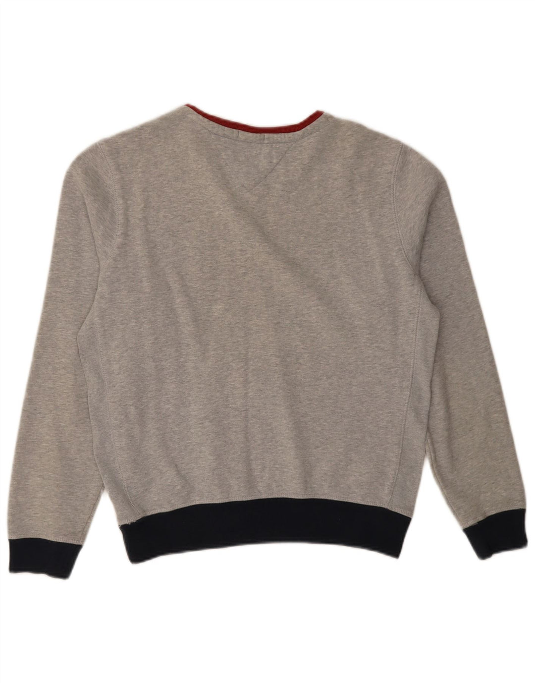 Tommy Hilfiger Sudadera gráfica para mujer Jumper UK 10 Small Grey