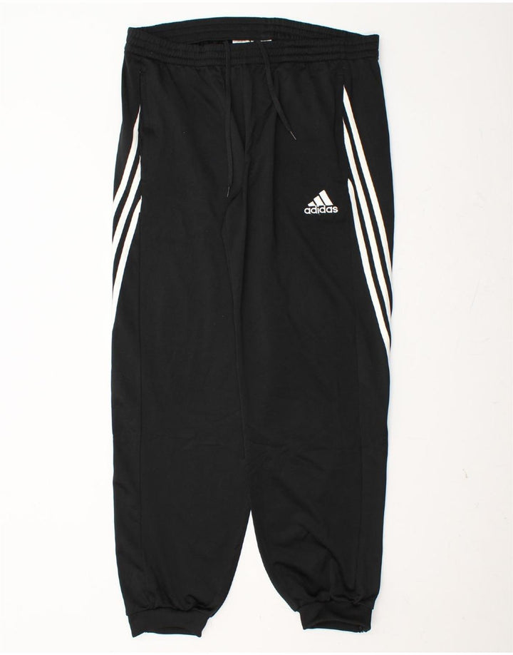 ADIDAS Hombre Chándal Pantalones Joggers Grande Negro Poliéster
