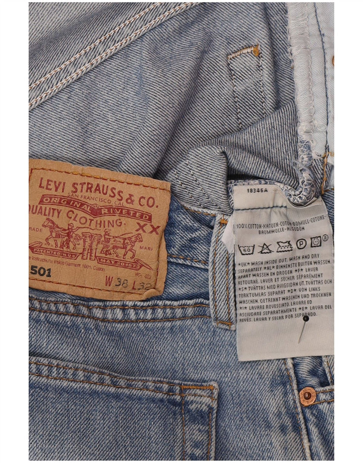 Vaqueros Levi's Hombre Rectos W38 L32 Algodón Azul