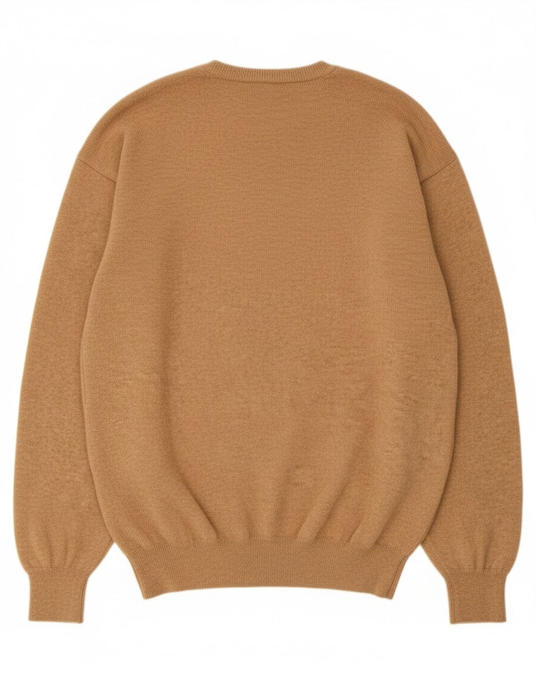 Massimo Dutti Jersey Cuello Pico Hombre XL Lana Beige