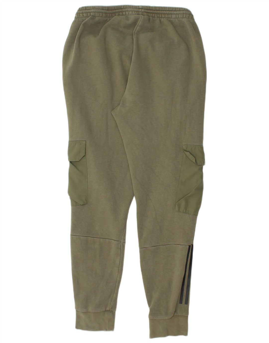 Adidas Hombre Cargo Chándal Pantalones Joggers Grande Caqui Algodón