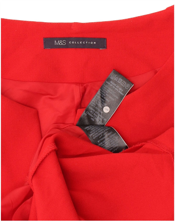 Marks & Spencer Vestido tubo para mujer UK 44 Grande Poliéster rojo