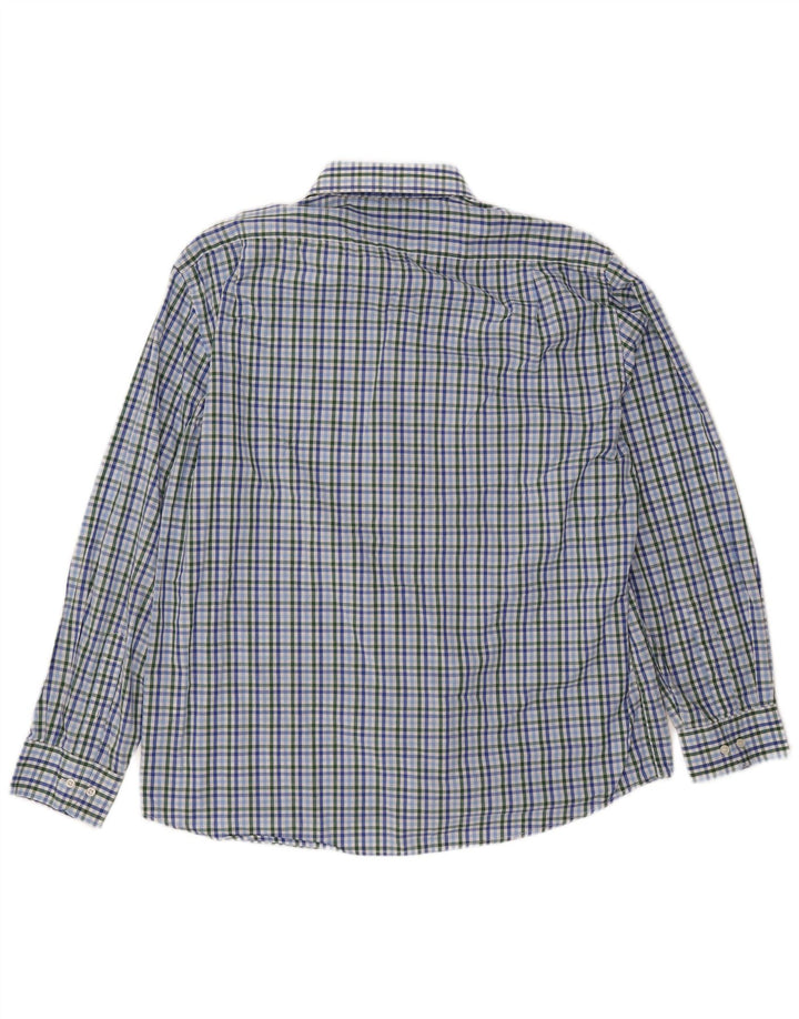 DOCKERS Camisa ajustada para hombre Talla 17 1/2 XL Algodón a cuadros multicolor