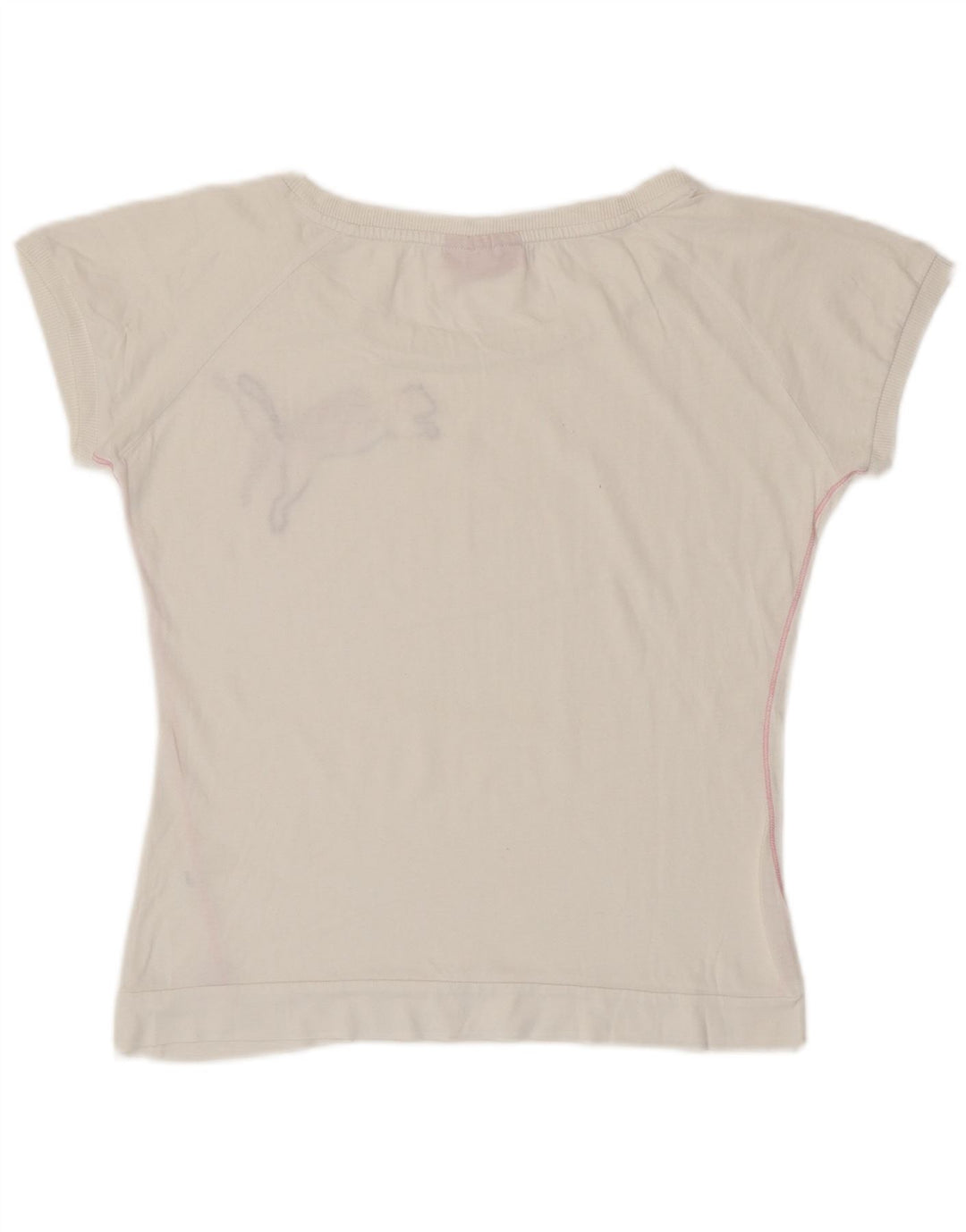PUMA Camiseta gráfica para mujer UK 40 Medium White