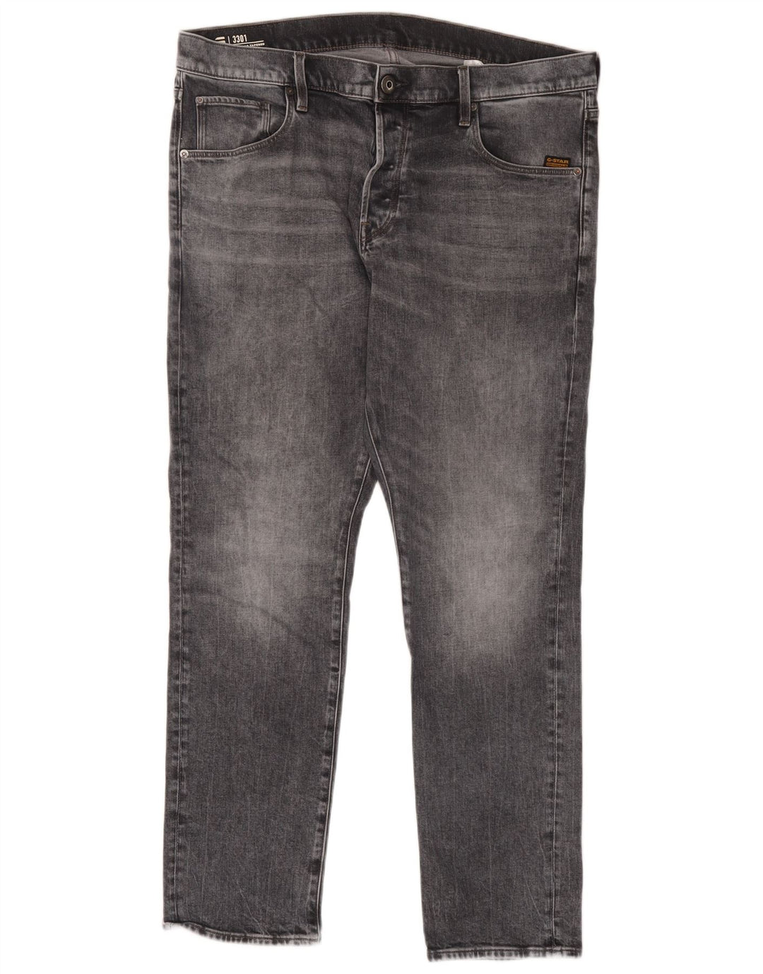 G-Star Vaqueros cónicos regulares para hombre W38 L32 Algodón gris