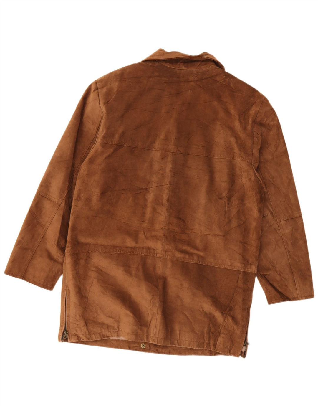 Sauria Abrigo de ante para mujer EU 44 XL Cuero marrón