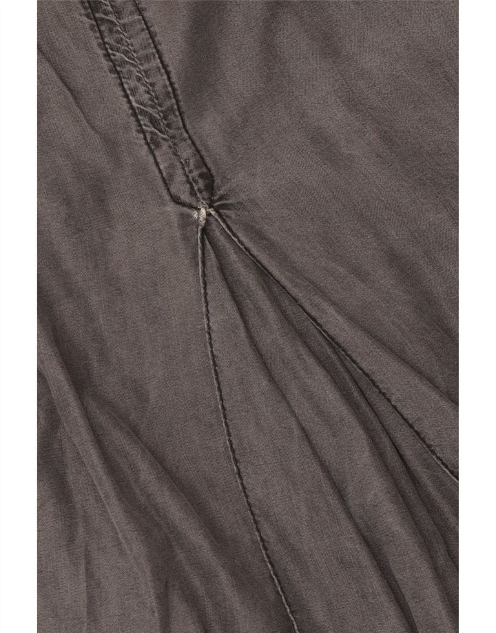 Ted Baker Vestido Acampanado para Mujer Talla 2 Pequeño Gris Lyocell