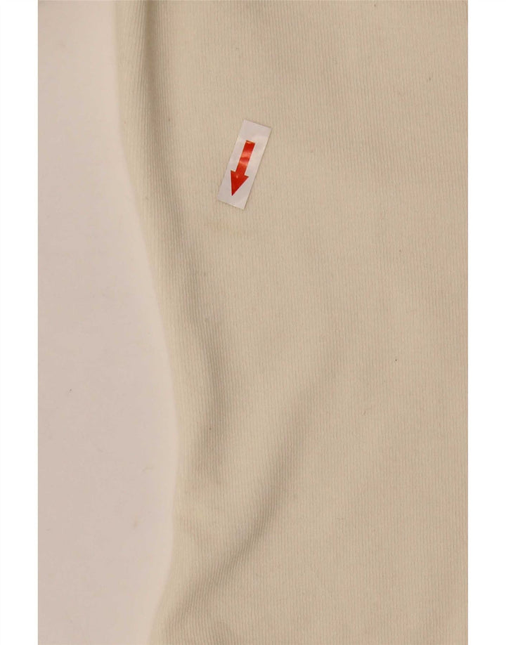 Zara Body de Manga Larga para Mujer UK 40 Medium Off White